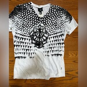 JUST CAVALLI White & Black Tshirt